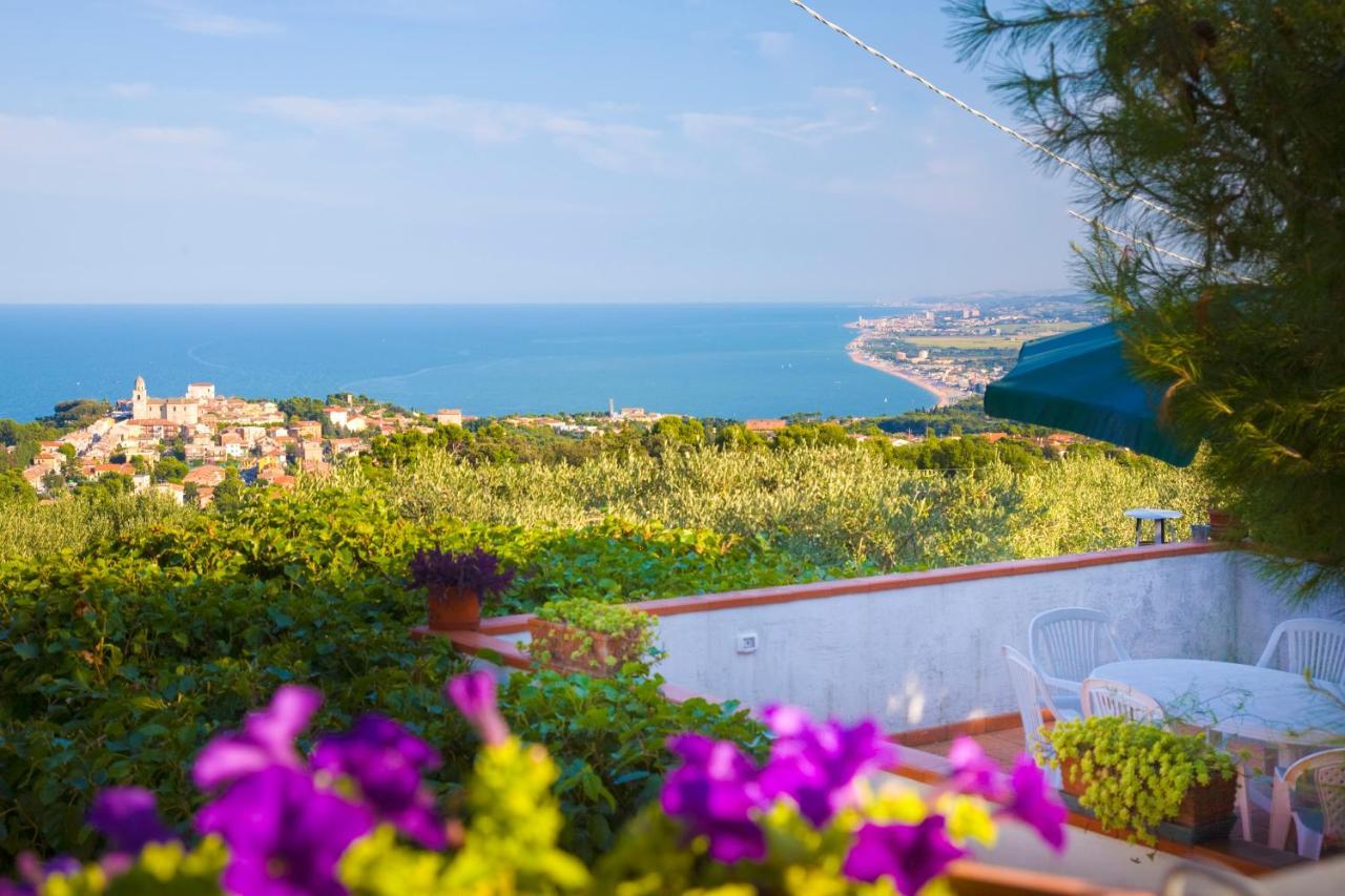 Ferienwohnung La Terrazza Del Conero Monolocale Sirolo Exterior foto